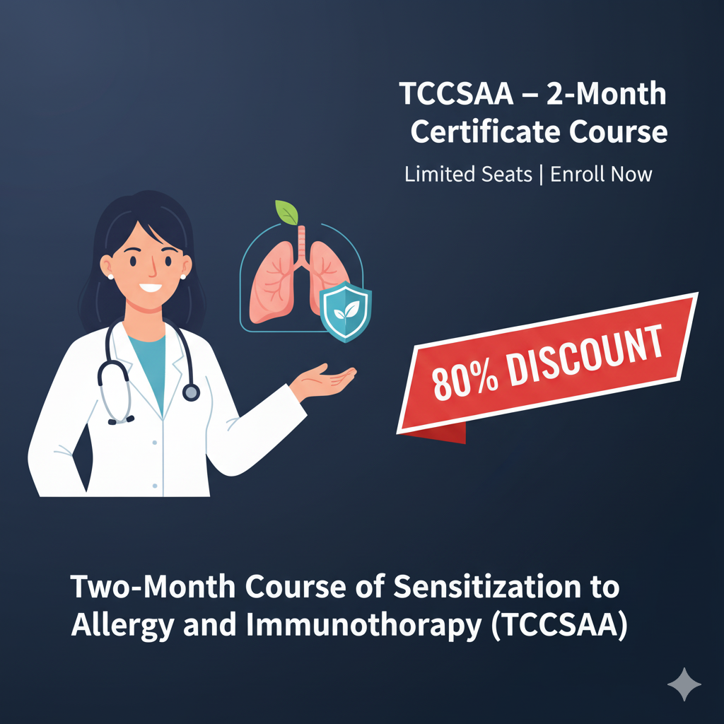 CERTIFICATE COURSE ON SENSITIZATION TO ALLERGY AND IMMUNOTHERAPY